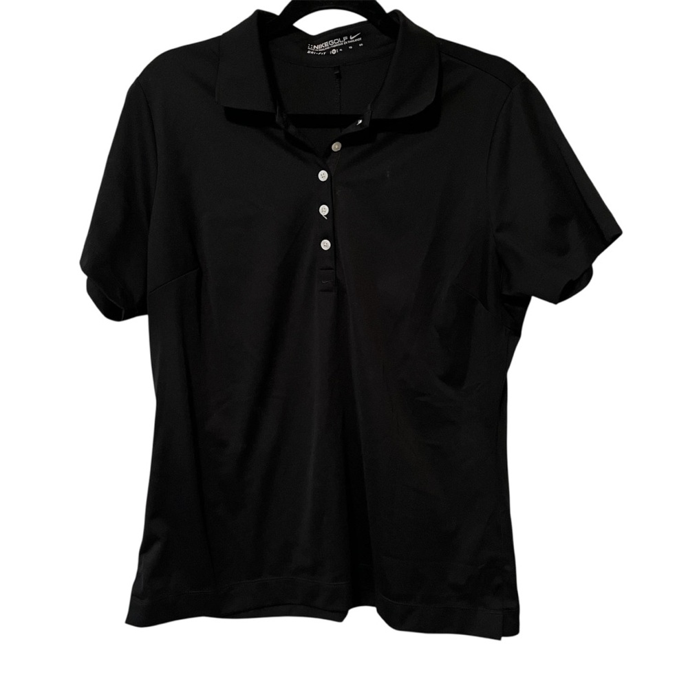 Nike Golf Black Collared Golf T-Shirt